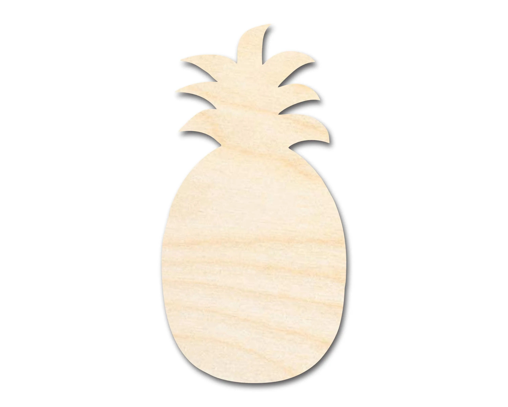 Bigger Better | Unfinished Wood Crafty Pineapple Shape | DIY Craft Cutout |