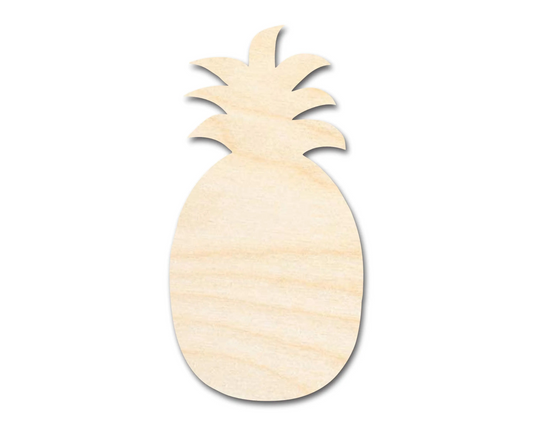 Bigger Better | Unfinished Wood Crafty Pineapple Shape | DIY Craft Cutout |
