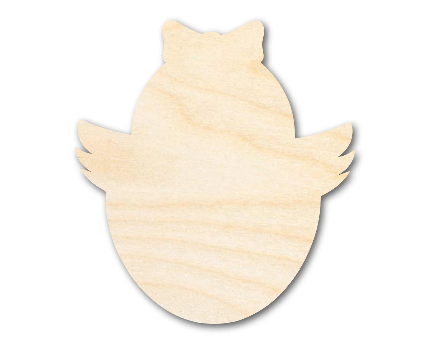 Unfinished Wood Cute Chicky Shape | DIY Craft Cutout | up to 46" DIY