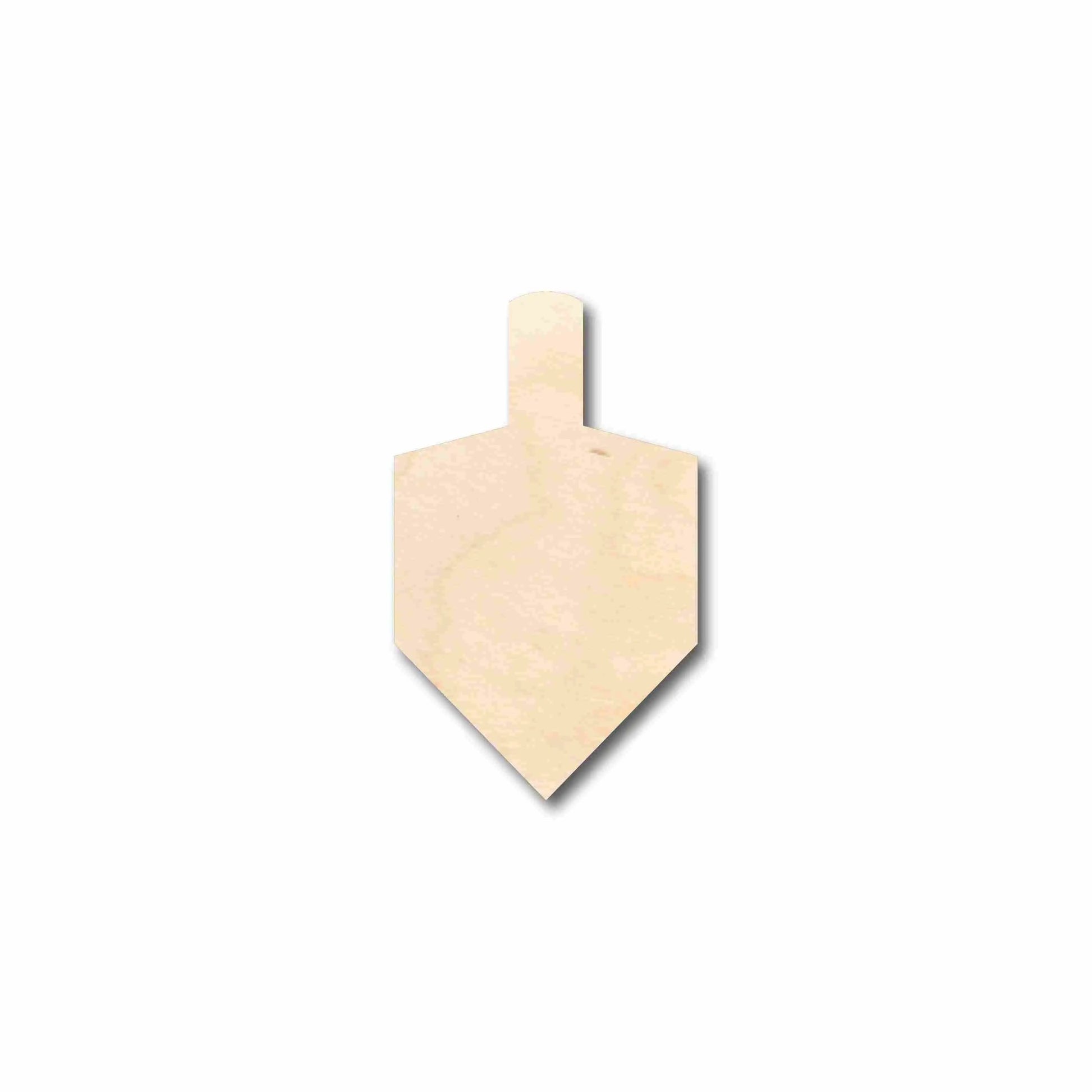 Unfinished Wood Dreidel Silhouette - Craft- up to 46" DIY