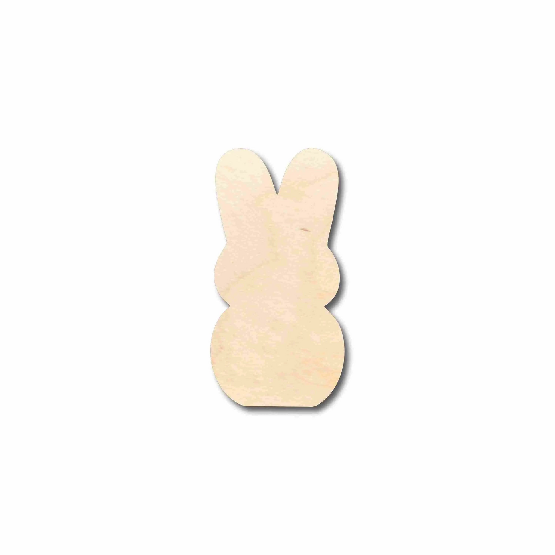Unfinished Wood Easter Bunny Marshmallow Cutout - Craft- up to 46" DIY