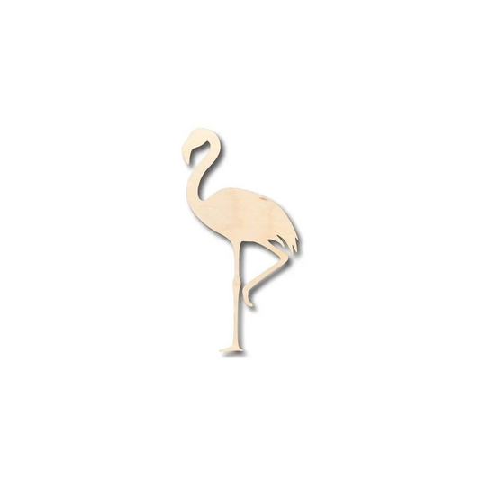 Unfinished Wood Flamingo Shape - Animal - Bird - Wildlife - Craft - up to 46" DIY