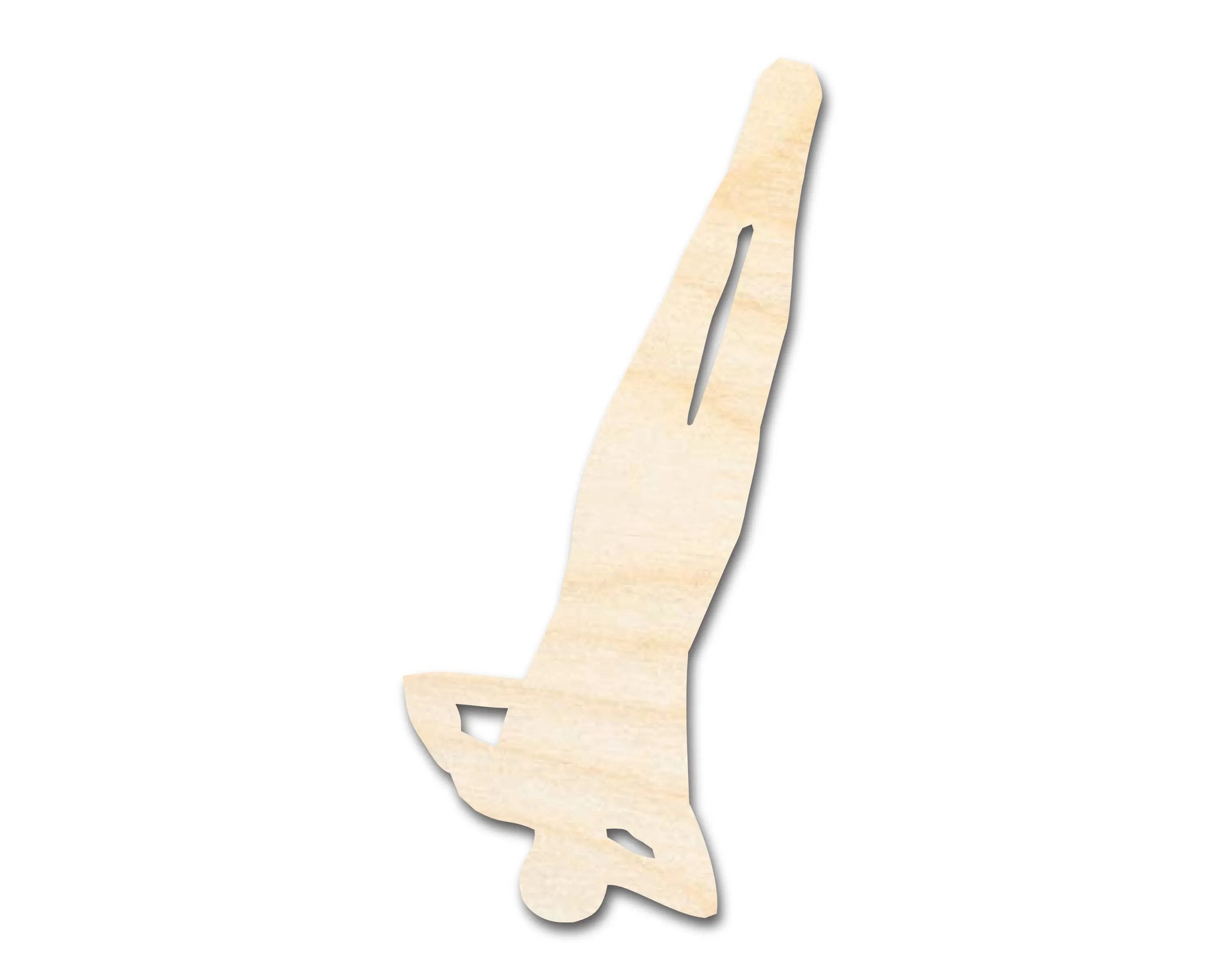 Unfinished Wood Gymnast Flip Shape | DIY Craft Cutout | up to 46" DIY