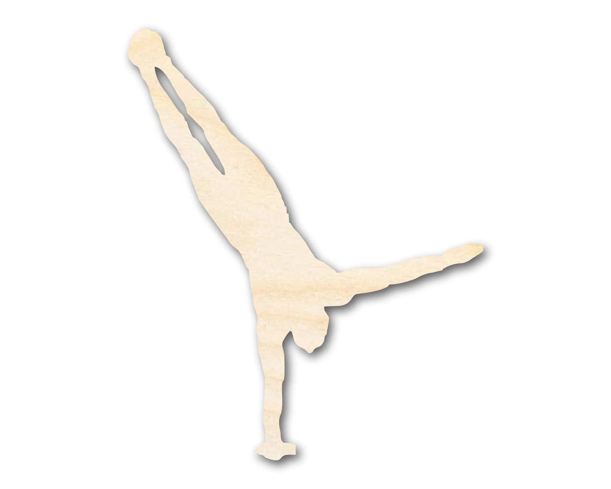 Unfinished Wood Gymnast Hand Stand Shape | DIY Craft Cutout | up to 46" DIY