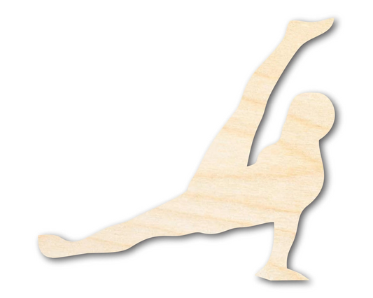 Unfinished Wood Gymnast Windmill Shape | DIY Craft Cutout | up to 46" DIY