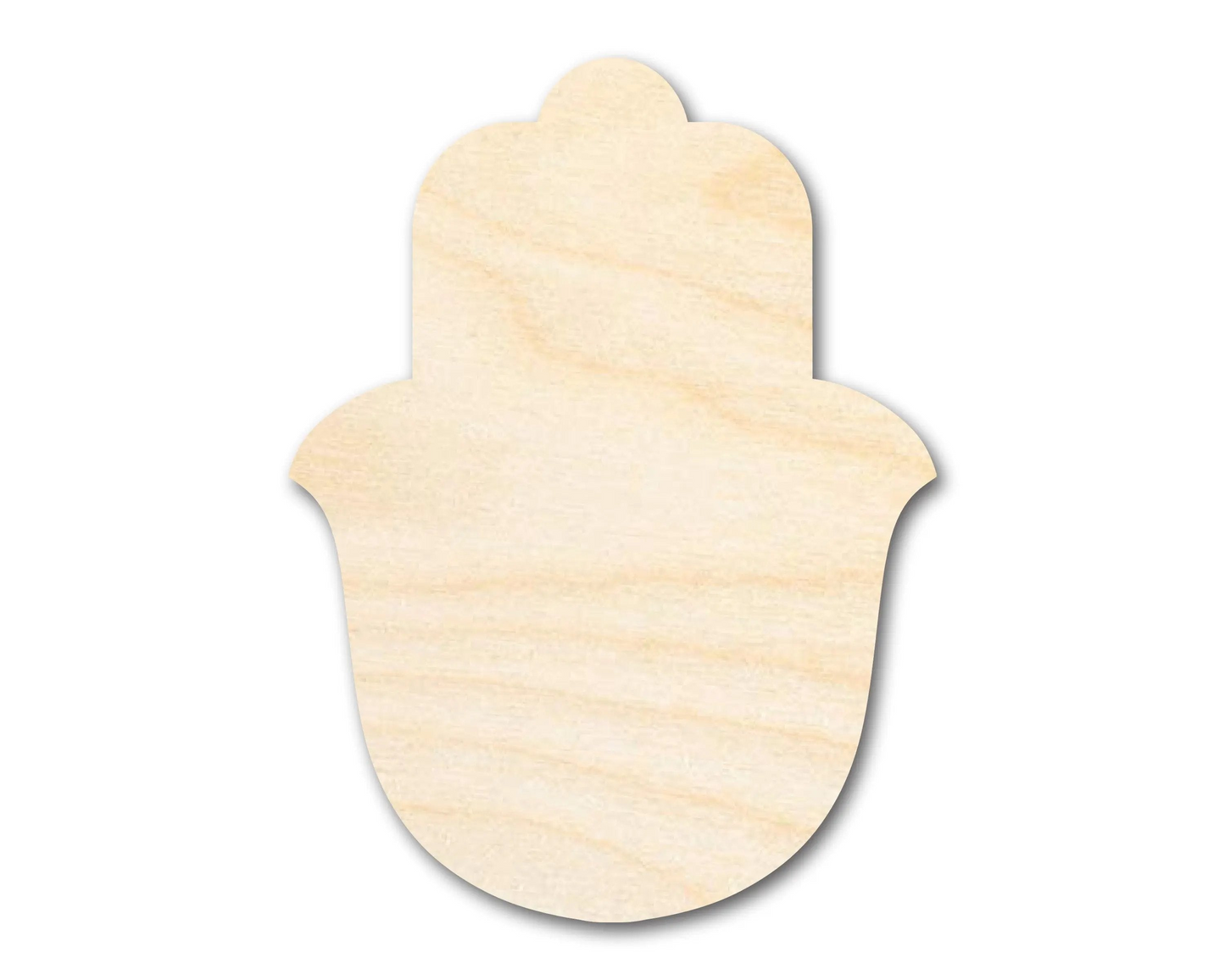 Bigger Better | Unfinished Wood Hamsa Shape |  DIY Craft Cutout