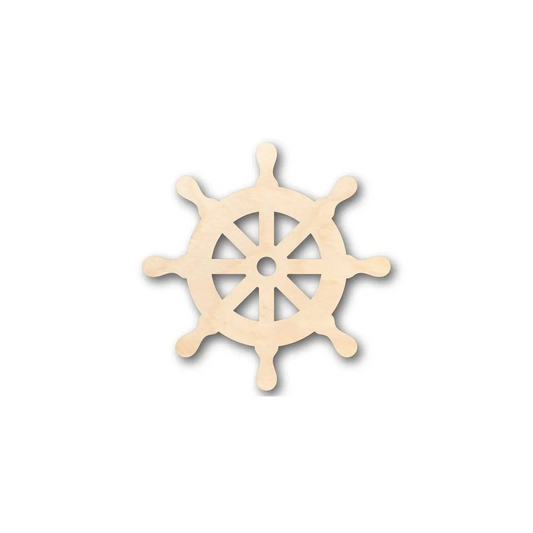 Unfinished Wood Helm Steering Wheel Shape - Naval - Ocean - Craft - up to 46" DIY