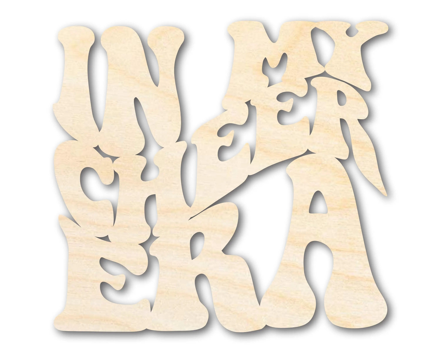 Unfinished Wood In My Cheer Era Cutout | DIY Craft Shape | up to 46" DIY