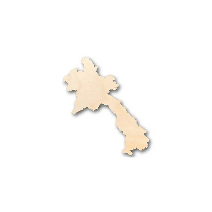 Unfinished Wood Laos Shape - Country - Craft - up to 46" DIY