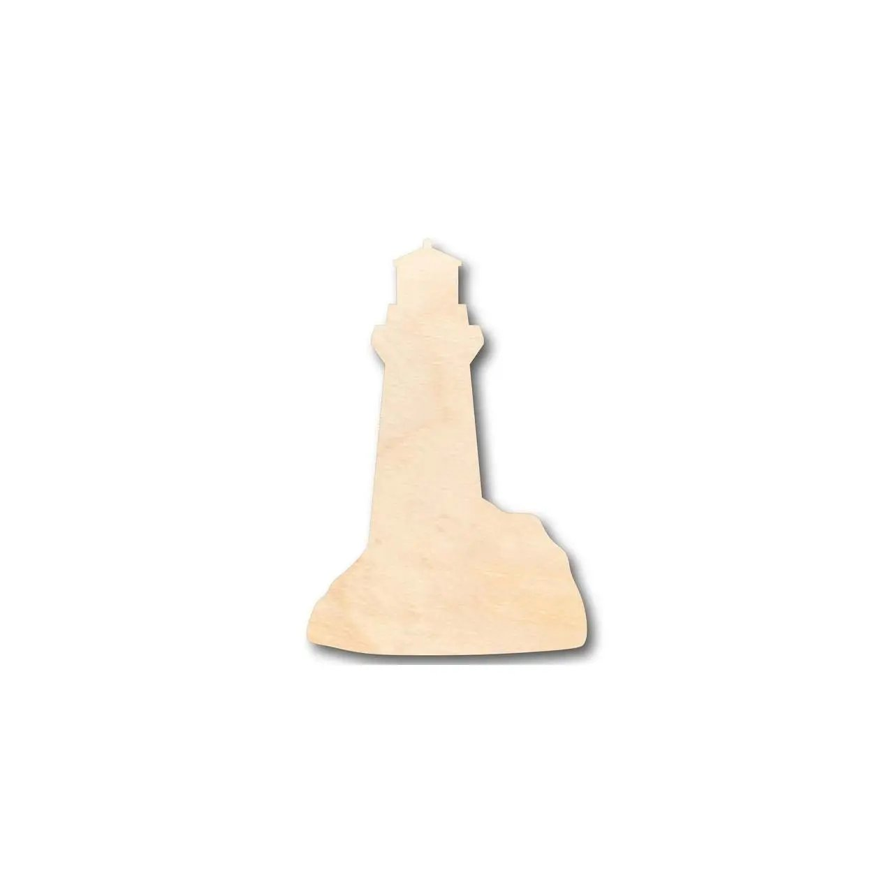 Unfinished Wood Lighthouse Shape - Ocean - Beach - Nursery - Craft - up to 46" DIY
