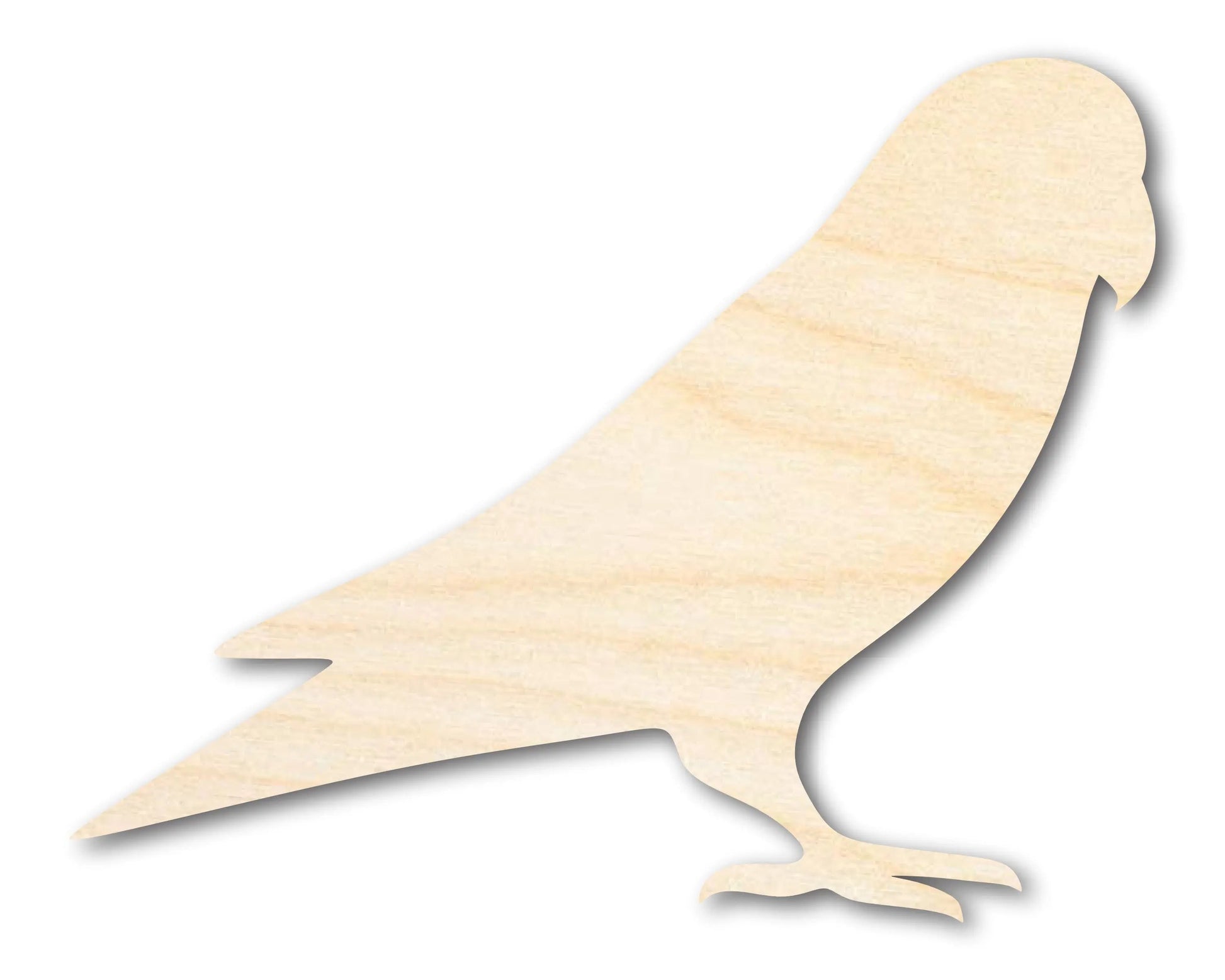 Unfinished Wood Love Bird Shape - Craft - up to 46"