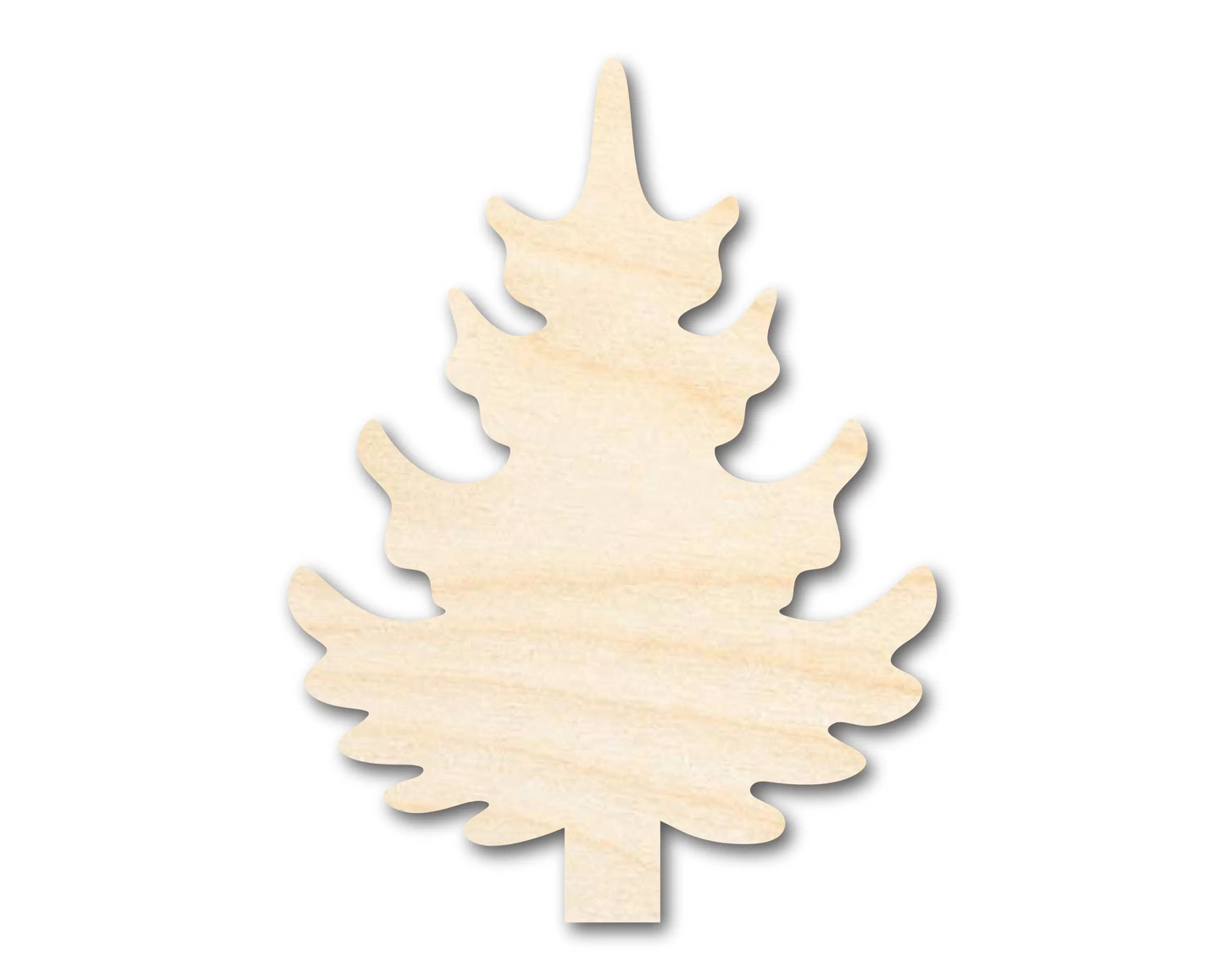 Bigger Better | Unfinished Wood Pine Tree Shape |  DIY Craft Cutout