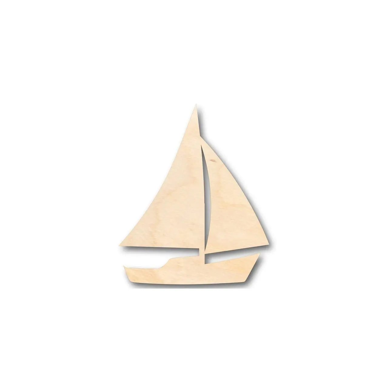 Unfinished Wood Sailboat Shape - Fishing - Ocean - Craft - up to 46" DIY