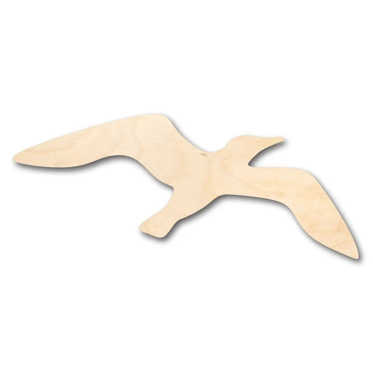 Unfinished Wood Seagull Shape - Beach - Bird - Wildlife - Craft - up to 46" DIY