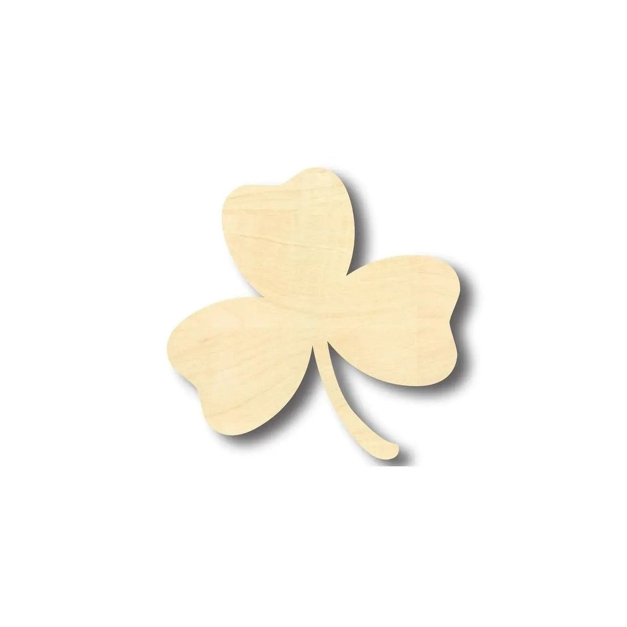 Unfinished Wood Shamrock Shape - St Patrick's - Craft - up to 46" DIY