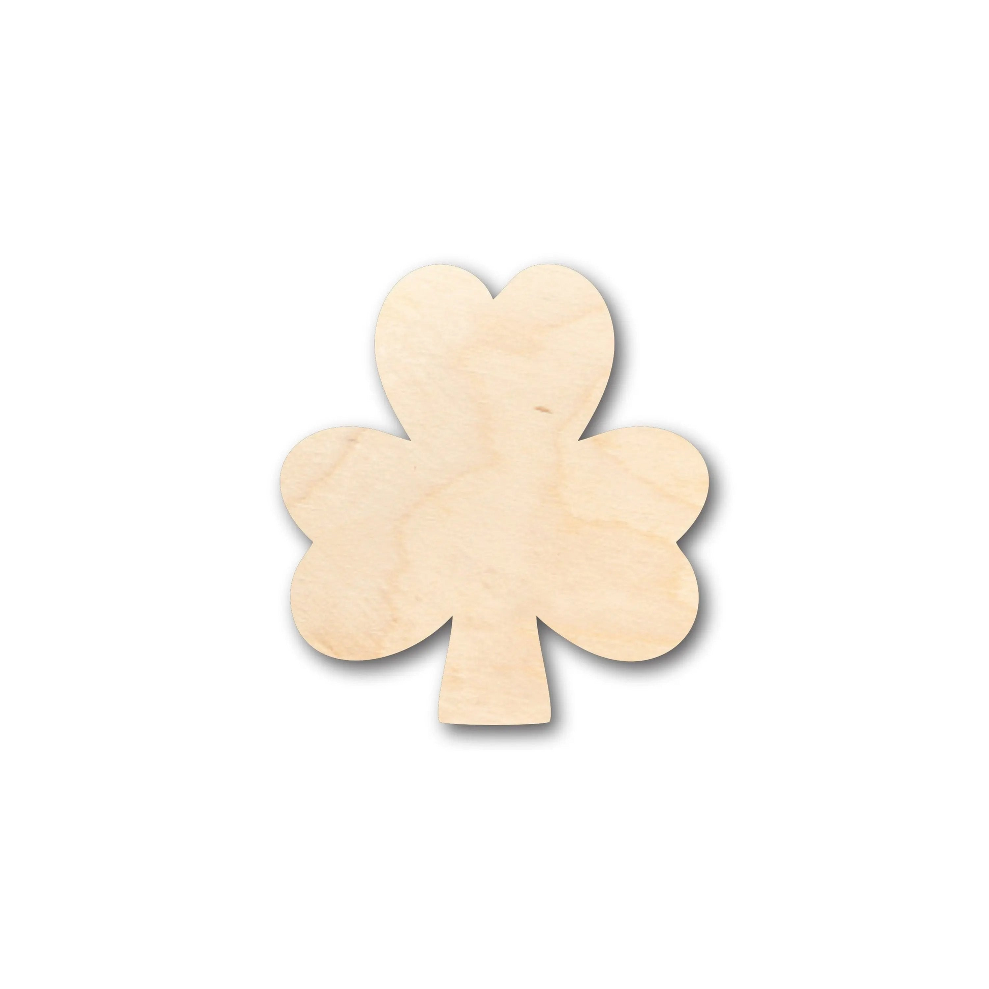 Unfinished Wood Simple Shamrock Shape - Craft - up to 46" DIY