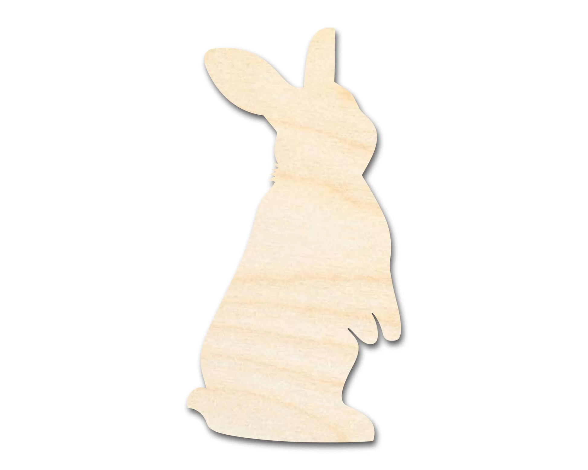 Unfinished Wood Standing Bunny Shape - Easter Craft - up to 46" DIY