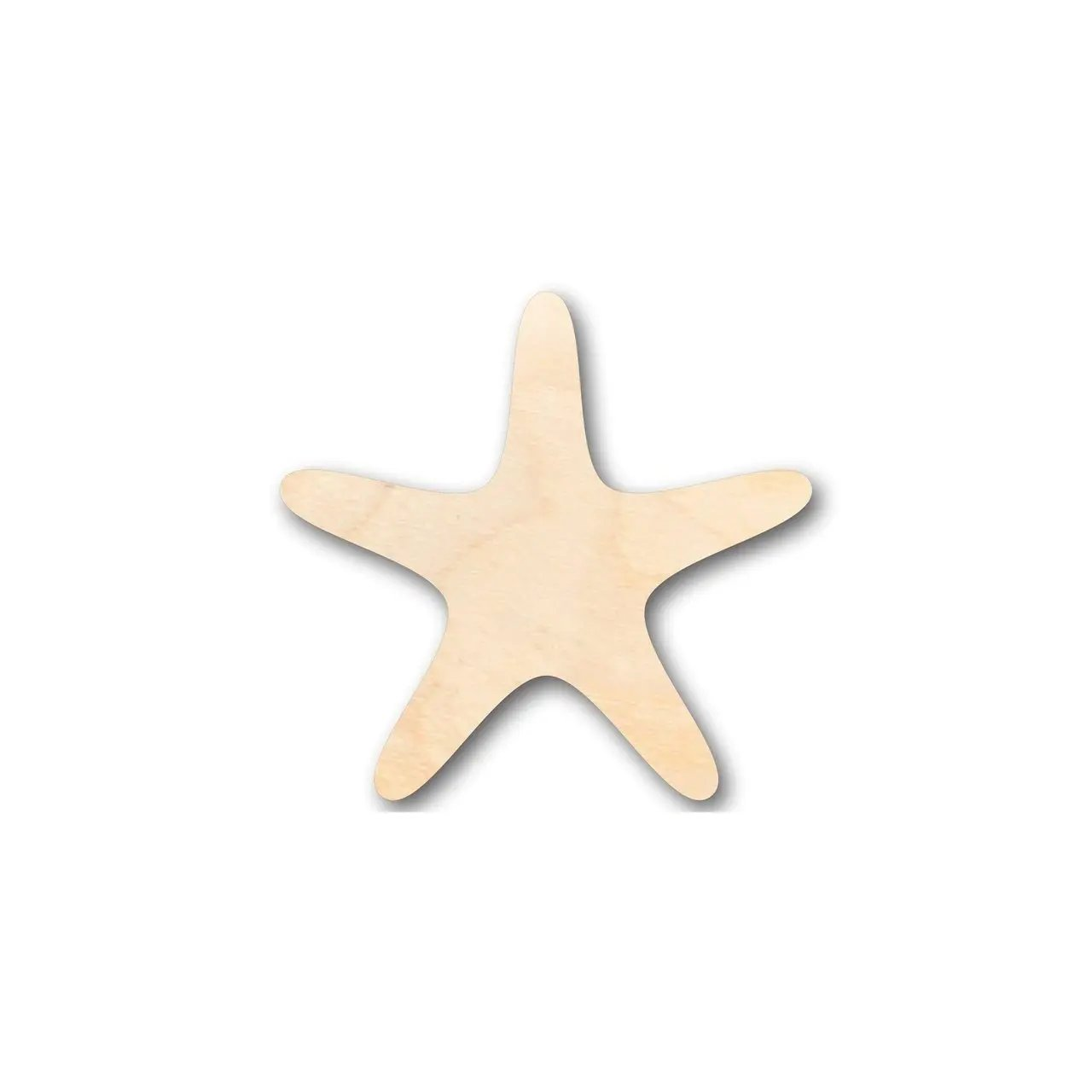 Unfinished Wood Starfish Shape - Ocean - Beach - Nursery - Craft - up to 46" DIY