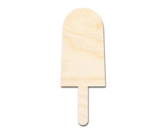 Bigger Better | Unfinished Wood Summer Popsicle Shape | DIY Craft Cutout |