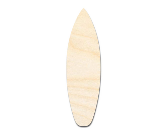 Bigger Better | Unfinished Wood Surfboard Shape | DIY Craft Cutout |