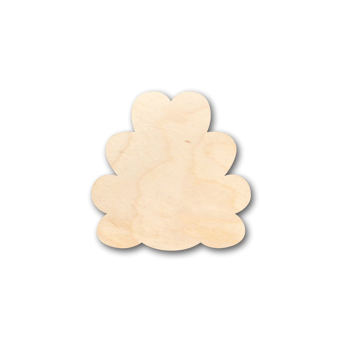 Unfinished Wood Turkey Plume Feather Back Shape - Craft - up to 46" DIY