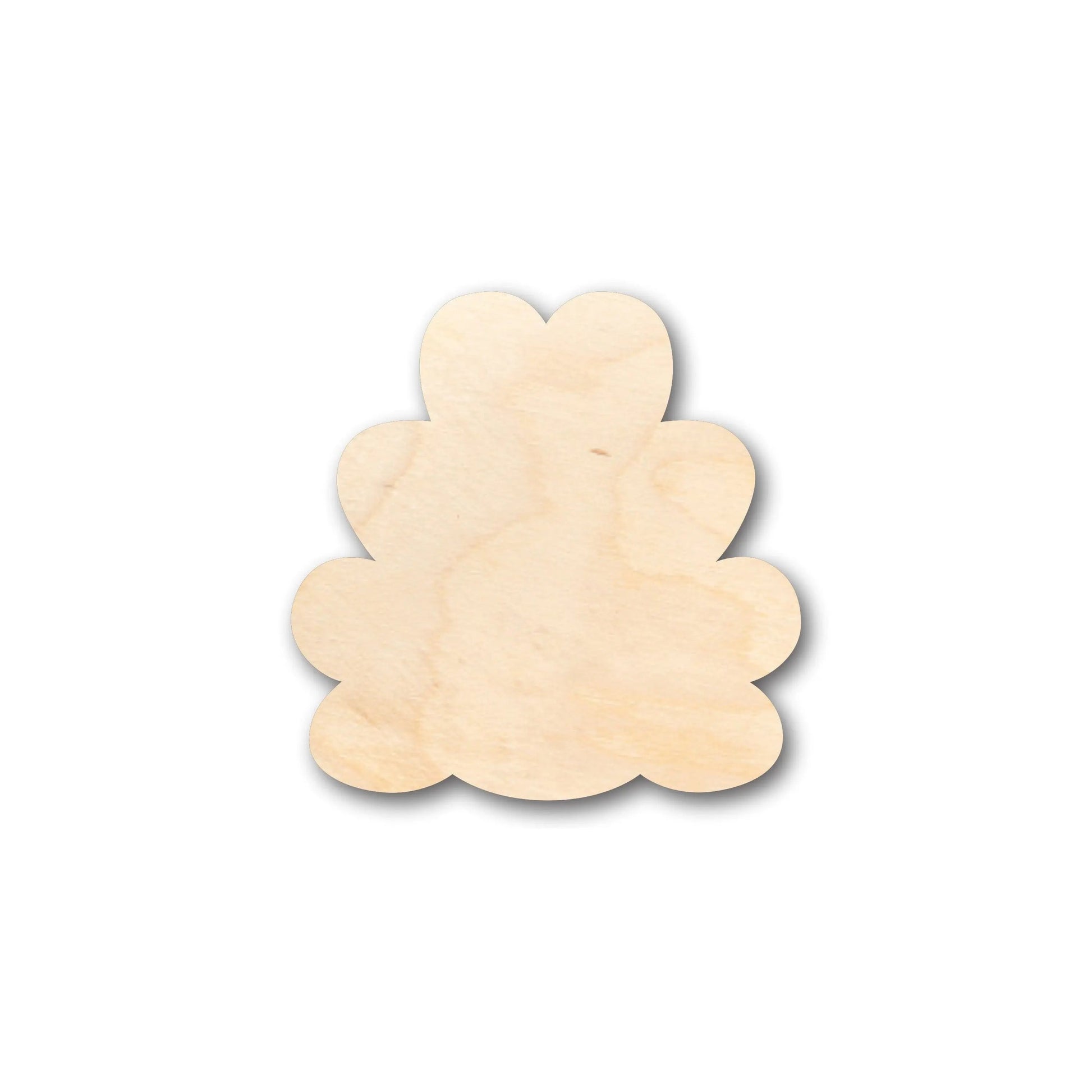 Unfinished Wood Turkey Plume Feather Back Shape - Craft - up to 46" DIY