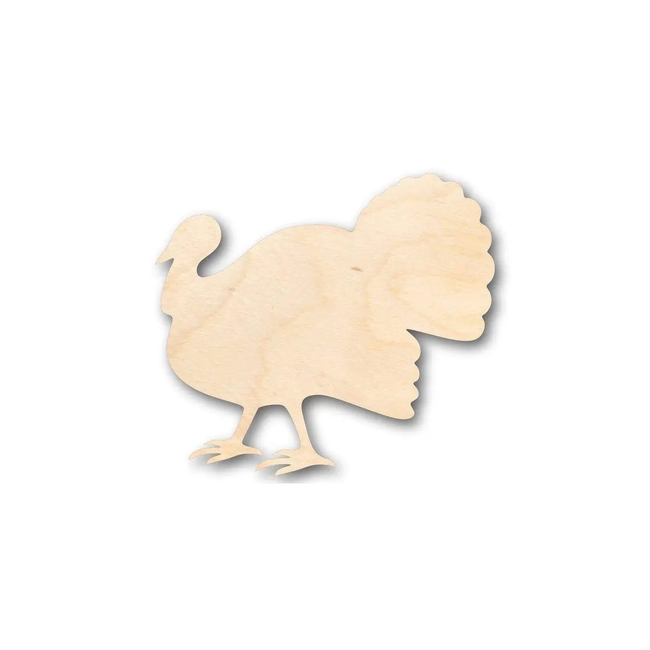 Unfinished Wood Turkey Shape - Thanksgiving - Bird - Animal - Craft - up to 46" DIY