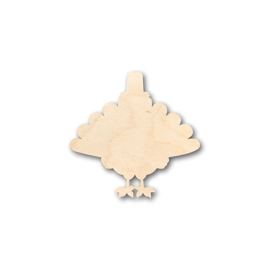 Unfinished Wood Turkey Thanksgiving Pilgrim Shape - Craft - up to 46" DIY