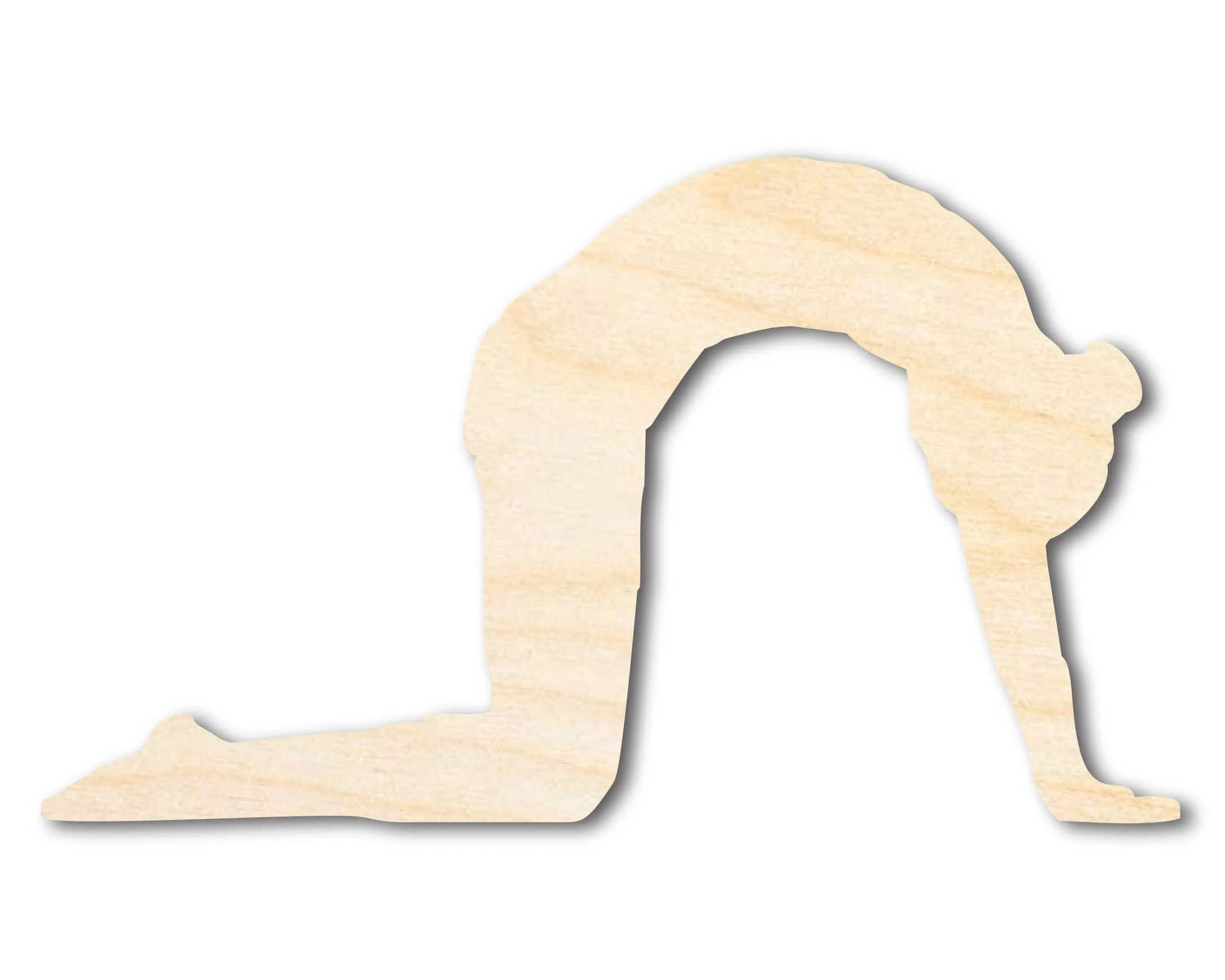 Unfinished Wood Yoga Cow Pose Shape | DIY Craft Cutout | up to 46" DIY