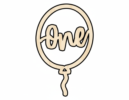 Balloon Shape – Custom Wood Balloon Cutout | DIY Craft Project Supplies Blank Door Hanger Wooden Cutout Cut Outs - Unfinished - NameSigns.com