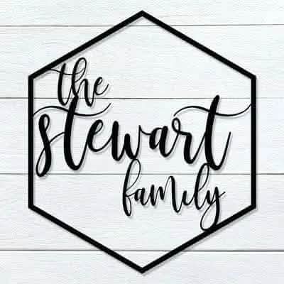 Custom Family Hexagon Wood Last Name Wedding Sign – Personalized Wedding Decor and Home Accent - Personalized - NameSigns.com