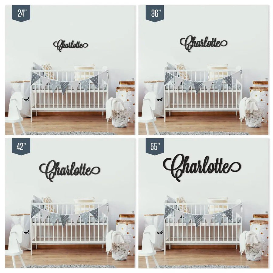 Custom Nursery Decor Personalized Wooden Name Sign for Nursery Personalized Name Sign Wood Name Sign Wood Letters Baby Nursery Name Sign - NameSigns.com