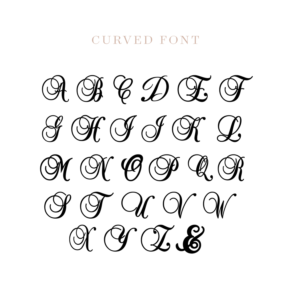 Custom Single Wood Letter Script Monogram – Elegant Personalized Wall Decor - Baby Shower, Nursery, Wedding Decor - NameSigns.com