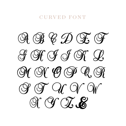 Custom Single Wood Letter Script Monogram – Elegant Personalized Wall Decor - Baby Shower, Nursery, Wedding Decor - NameSigns.com