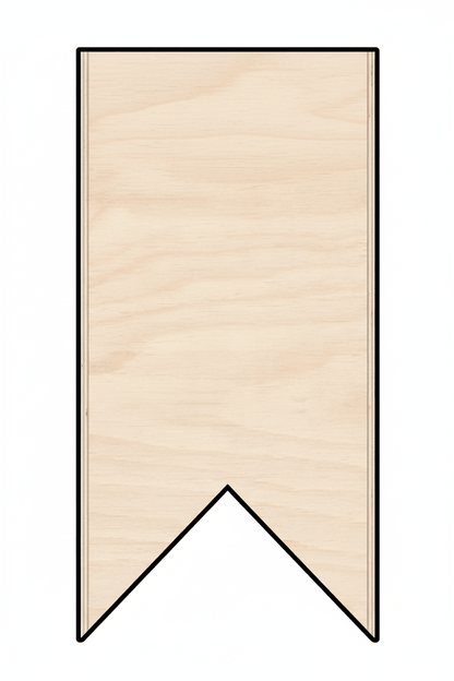 Custom Wooden Banner Shape for Crafts and Door Hangers - Laser Cut– Wood Round Cutout for DIY Projects Blank Door Hanger Wooden Cutout Cut Outs - Unfinished - NameSigns.com