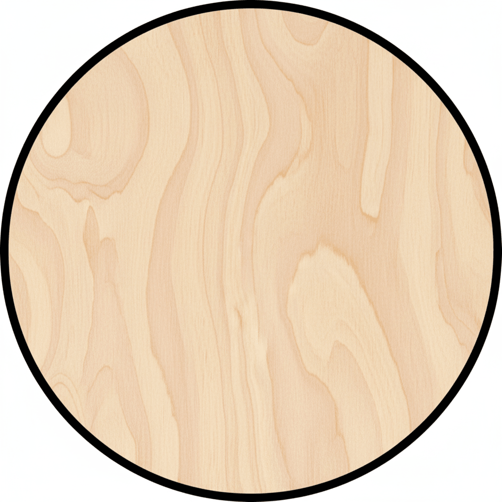 Custom Wooden Circle Shape for Crafts and Door Hangers - Laser Cut– Wood Round Cutout for DIY Projects Blank Door Hanger Wooden Cutout Cut Outs - Unfinished - NameSigns.com