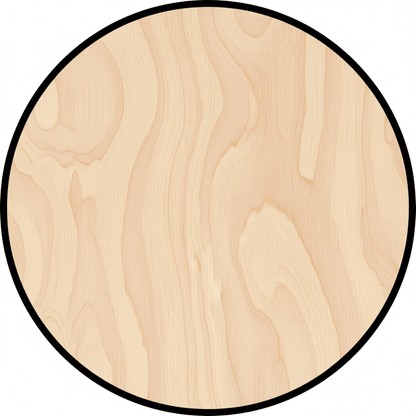 Custom Wooden Circle Shape for Crafts and Door Hangers - Laser Cut– Wood Round Cutout for DIY Projects Blank Door Hanger Wooden Cutout Cut Outs - Unfinished - NameSigns.com