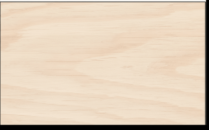 Custom Wooden Rectangle Shape for Crafts and Door Hangers - Laser Cut– Wood Round Cutout for DIY Projects Blank Door Hanger Wooden Cutout Cut Outs - Unfinished - NameSigns.com