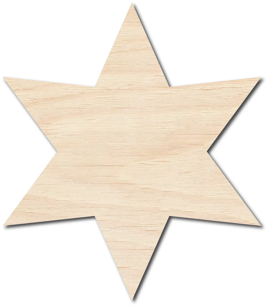 a wooden cut out of a star