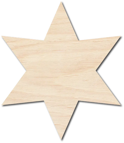 a wooden cut out of a star
