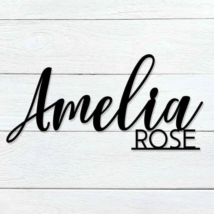 Double Name Sign - Personalized - NameSigns.com