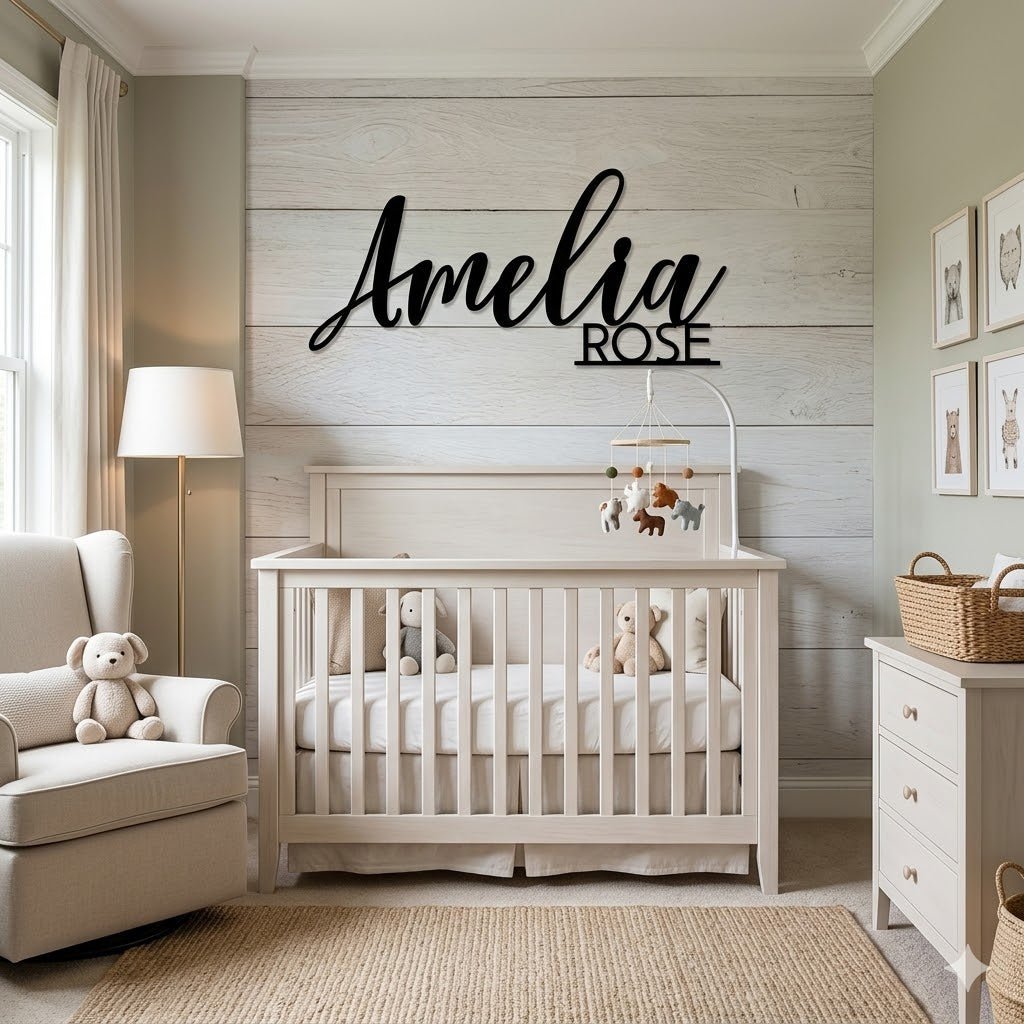 Double Name Sign - NameSigns.com