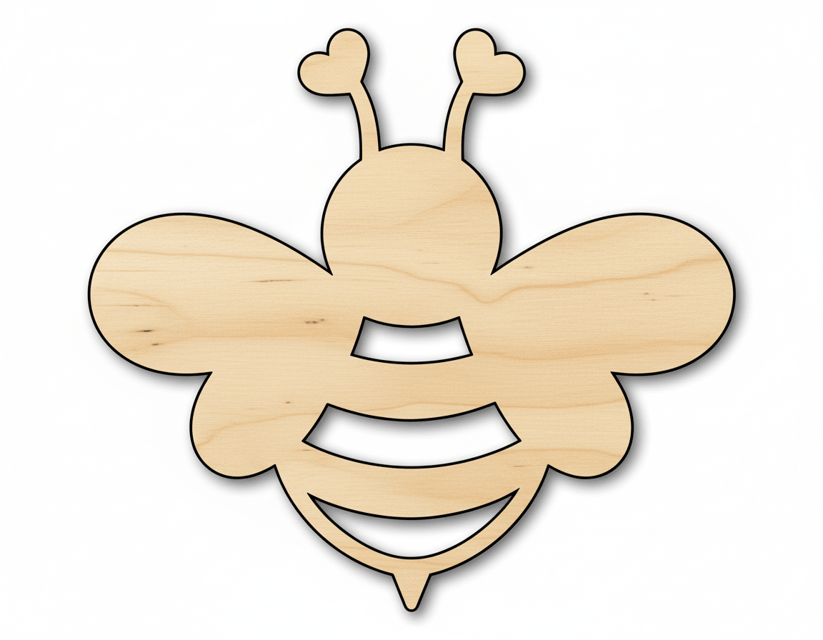 Heart Cutout – Paintable Wood Craft Shapes | Baltic Birch Plywood Blank Door Hanger Wooden Cutout Cut Outs - Unfinished - NameSigns.com