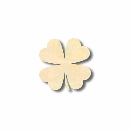 Shamrock Unfinished Wood Craft Lucky Four Leaf Clover up to 46"  DIY