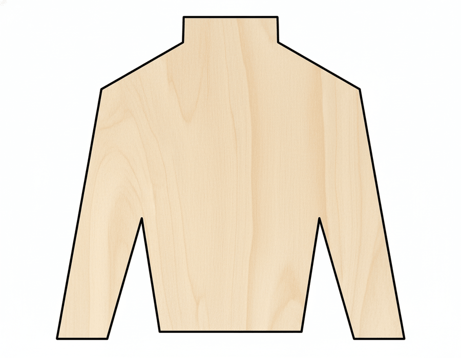 Jockey Silk Shape DIY Craft Cutout Blank Door Hanger Wooden Cutout Cut Outs - Unfinished - NameSigns.com