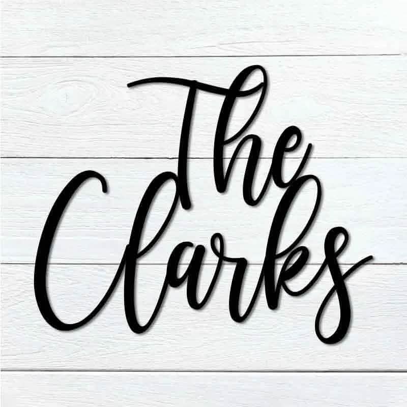 Personalized Family Last Name Wedding Sign – Custom Wood Sign for Weddings and Home Decor - Personalized - NameSigns.com