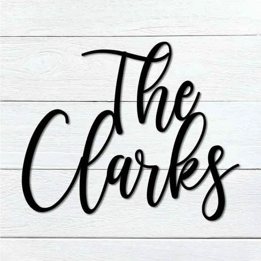 Personalized Family Last Name Wedding Sign – Custom Wood Sign for Weddings and Home Decor - Personalized - NameSigns.com