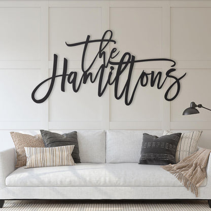 Personalized Family Last Name Wedding Sign – Custom Wood Sign for Weddings and Home Decor - Personalized - NameSigns.com