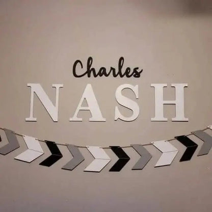 Round Baby Name Sign, Custom Baby Name Sign, Nursery Sign, Nursery Artwork, Custom Name Sign, Round Name Sign, Custom Cut Out, Baby Shower - NameSigns.com
