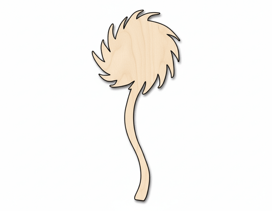 Storybook Tree Wood Cutout DIY Craft Cutout Blank Door Hanger Wooden Cutout Cut Outs - Unfinished - NameSigns.com